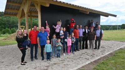 Einweihung des Kletterhaus in Sollbach