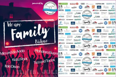 We are Family Bühne am Bürgerfest powered by Familienunternehmen Ingolstadt