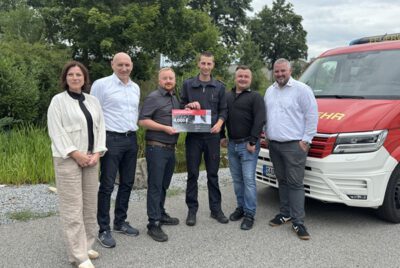 Spende an die Freiwillige Feuerwehr Bruck