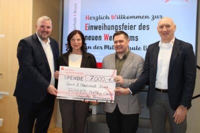 Spende an die Grund- und Mittelschule Bruck