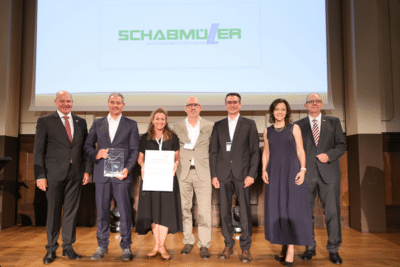 Die Schabmüller Automobiltechnik GmbH gewinnt den Ludwig-Erhard-Preis in Bronze